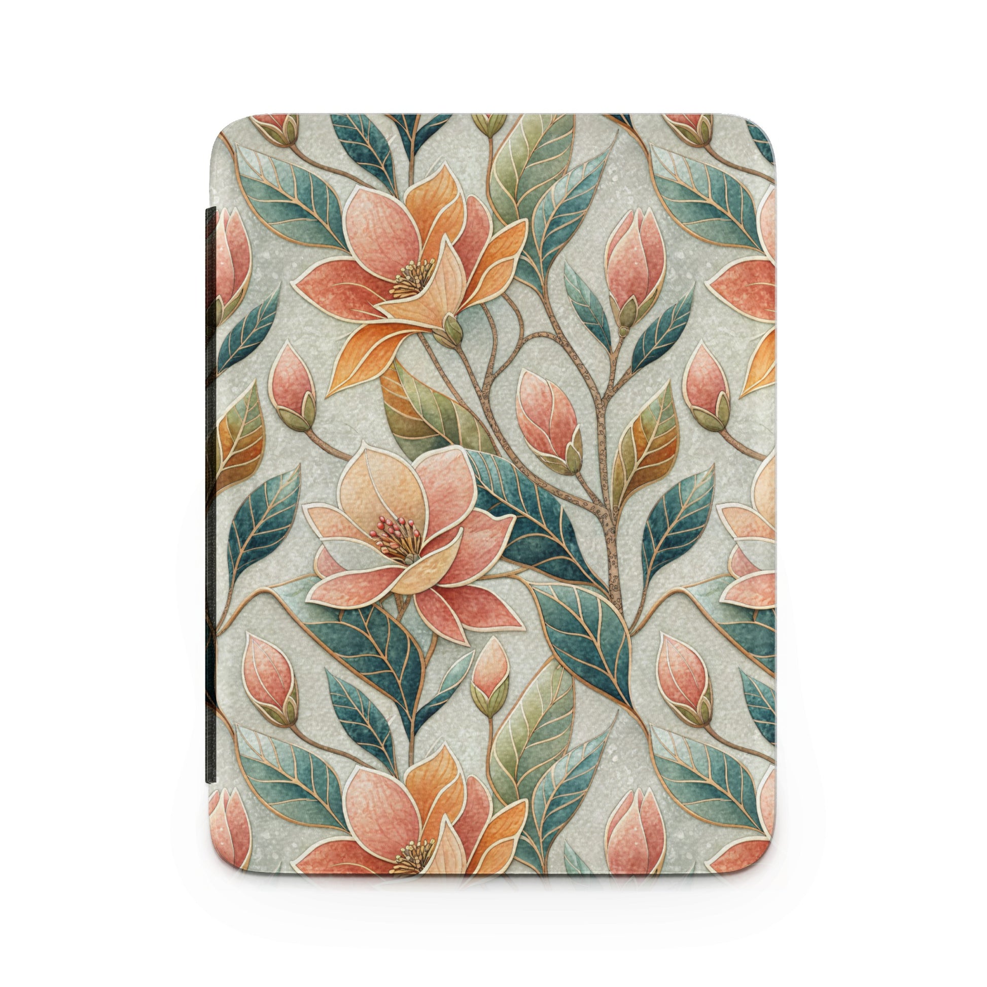 Elegant Floral Pattern Design Tablet Case Cover