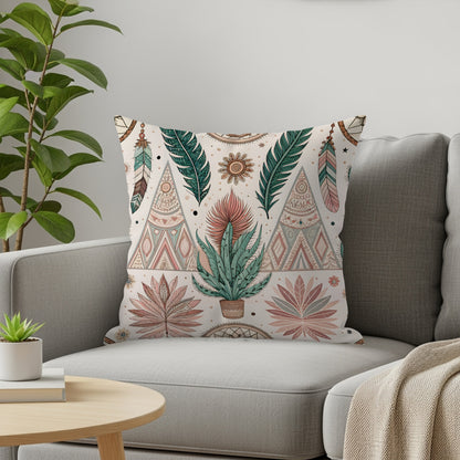 Bohemian Tribal Design Decorative Throw Pillow product