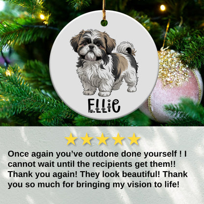 Personalized Dog Ornament Custom Pet Decoration product