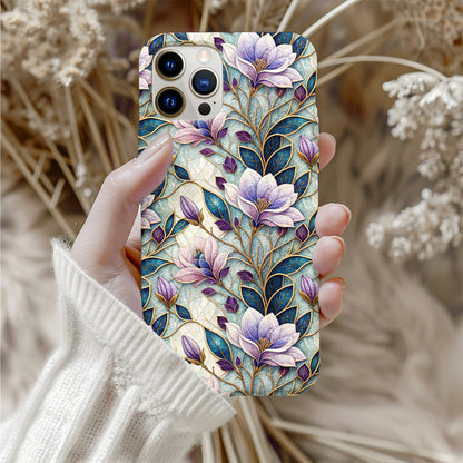 Elegant Floral Patterned Smartphone Case Design