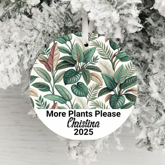 More Plants Please Christina 2025 Ornament product type