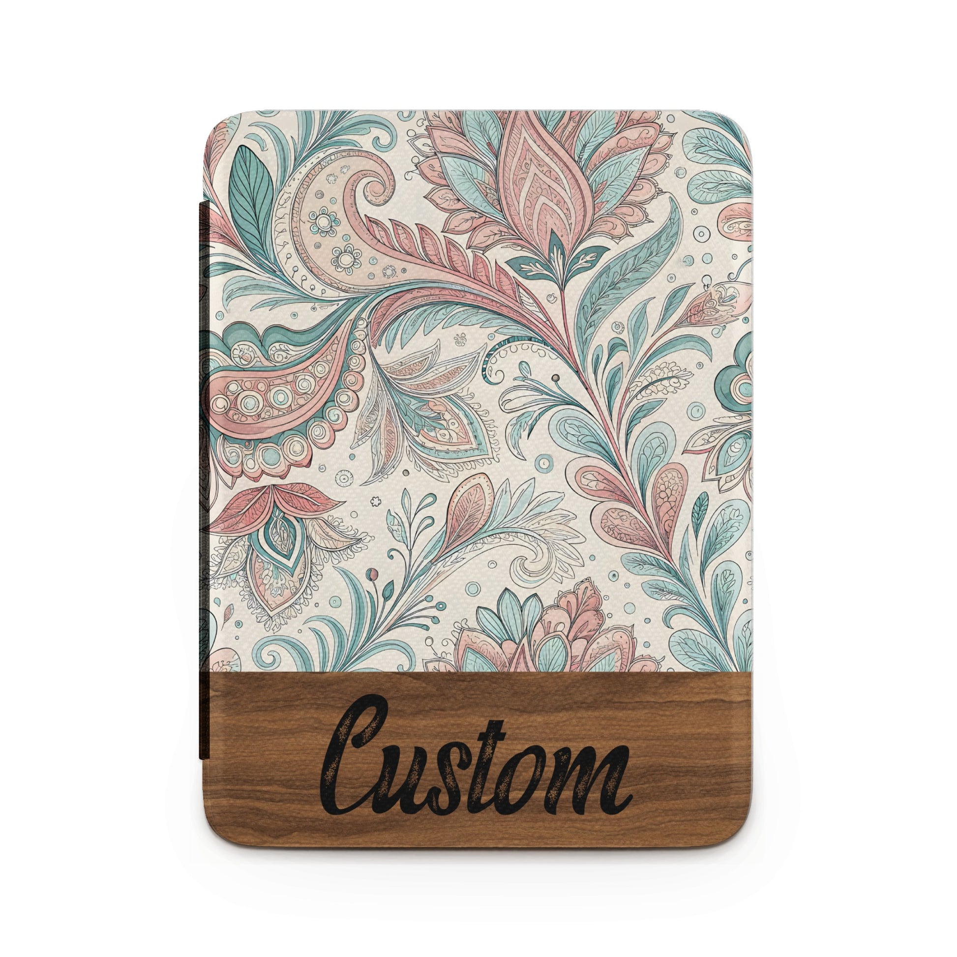 Intricate Floral Pattern Customizable Notebook Cover