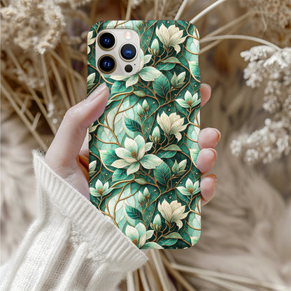 Elegant Floral Patterned iPhone Case for Nature Lovers