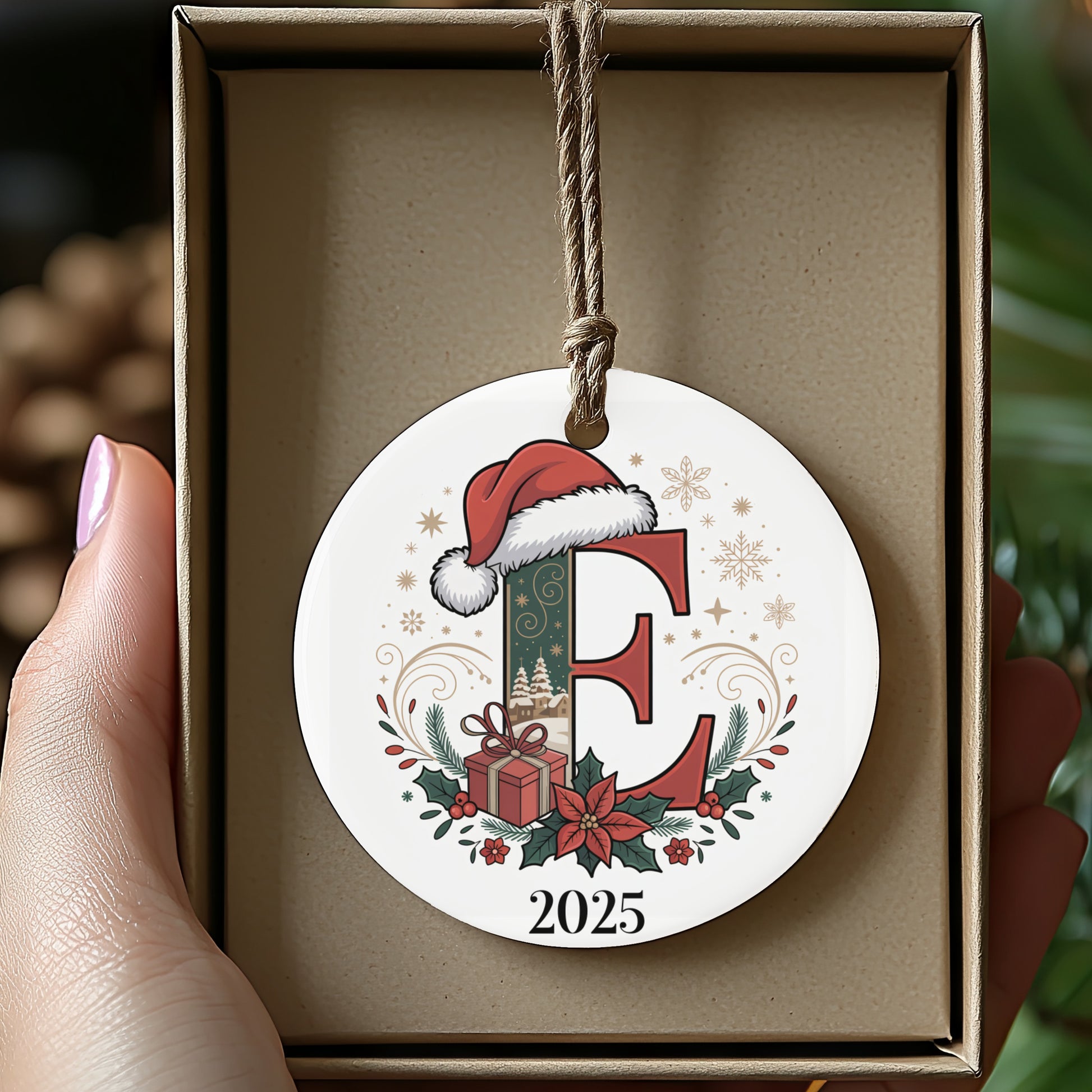 Personalized 2025 Christmas Ornament Holiday Decoration product