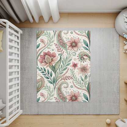 Elegant Blooms Watercolor Floral Design Pattern Style - Walk Greener