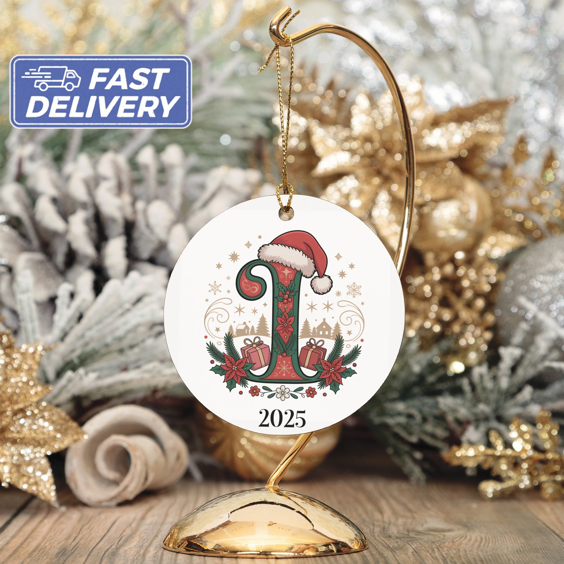 Personalized Christmas 2025 Hanging Ornament product