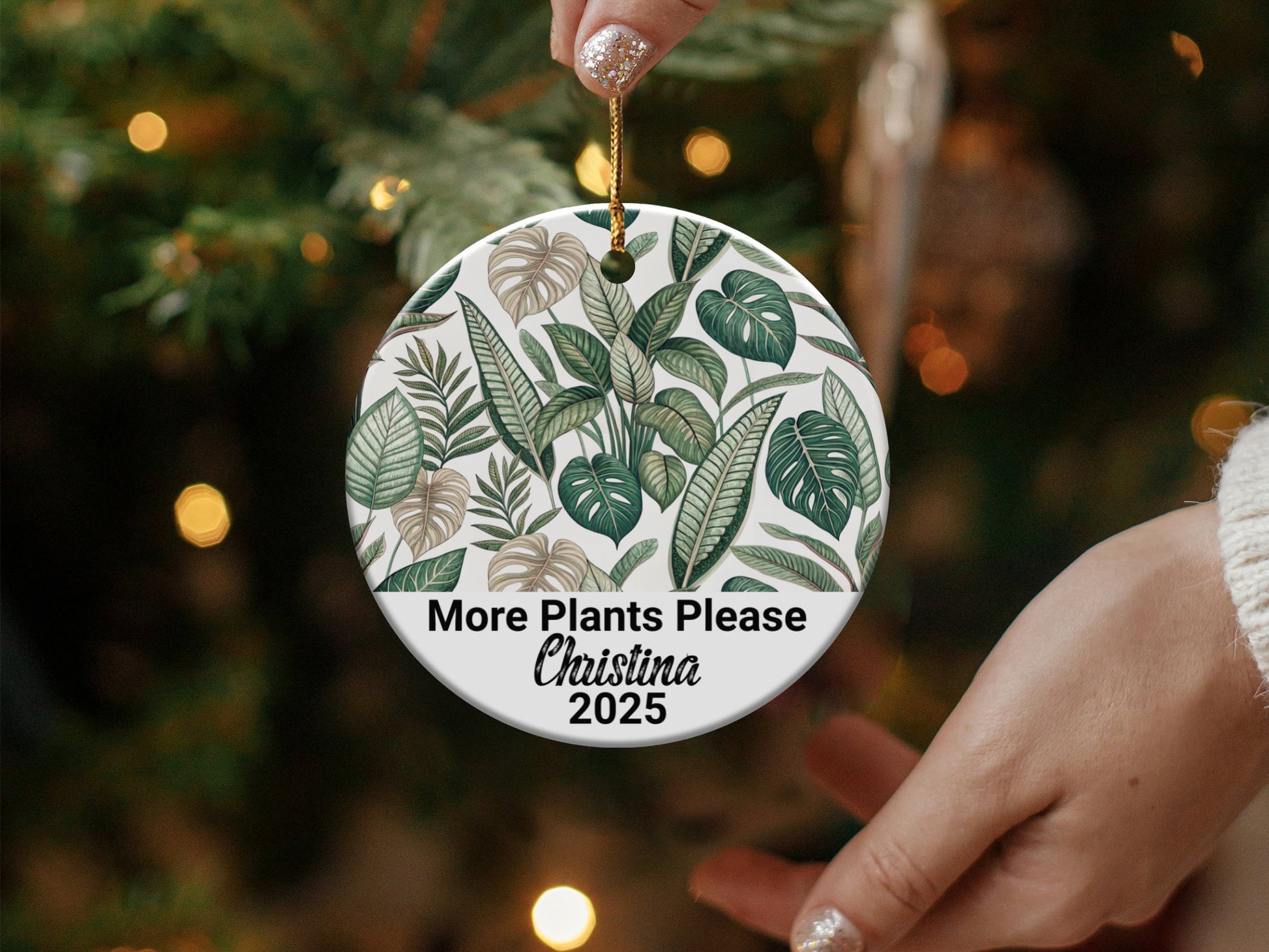 More Plants Please Christina 2025 Ornament product