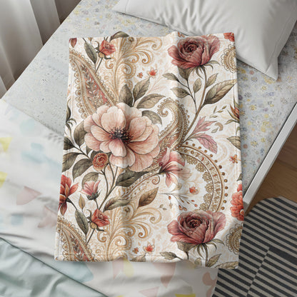 Floral Arrangement Elegant Paisley Pattern Vintage Style - Walk Greener