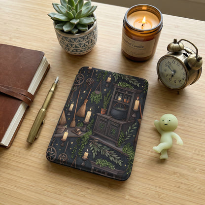 Magical Kitchen Themed Notepad with Witchy Decor