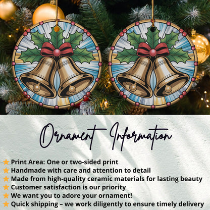 Handmade Holiday Bells Ornament Christmas Decor product