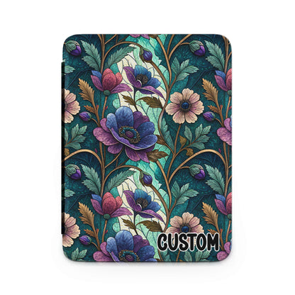 Custom Floral Pattern Tablet Case with Colorful Flowers