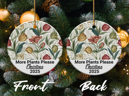 More Plants Please Personalized Ornament product