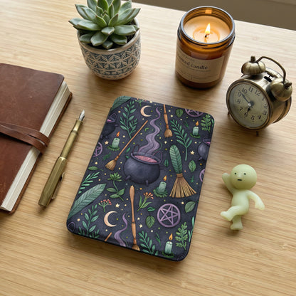 Whimsical Witchcraft-Inspired Design Notebook Cover
