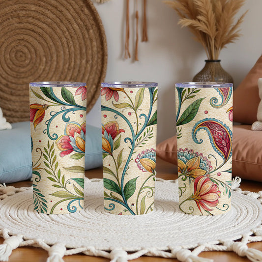 Colorful Floral and Paisley Art Nouveau Inspired Design - Walk Greener