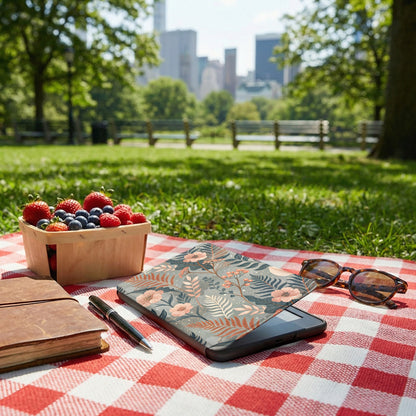 Floral Printed Tablet Case Perfect for Outdoor Use