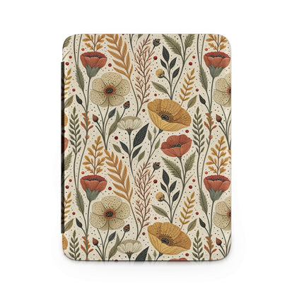 Vintage Floral Pattern with Red and Yellow Flowers Cover