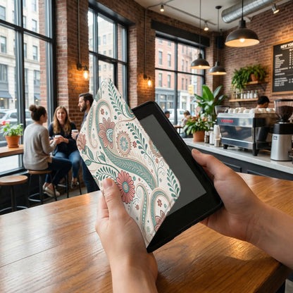 Elegant Floral Pattern Design Electronic Device Cover