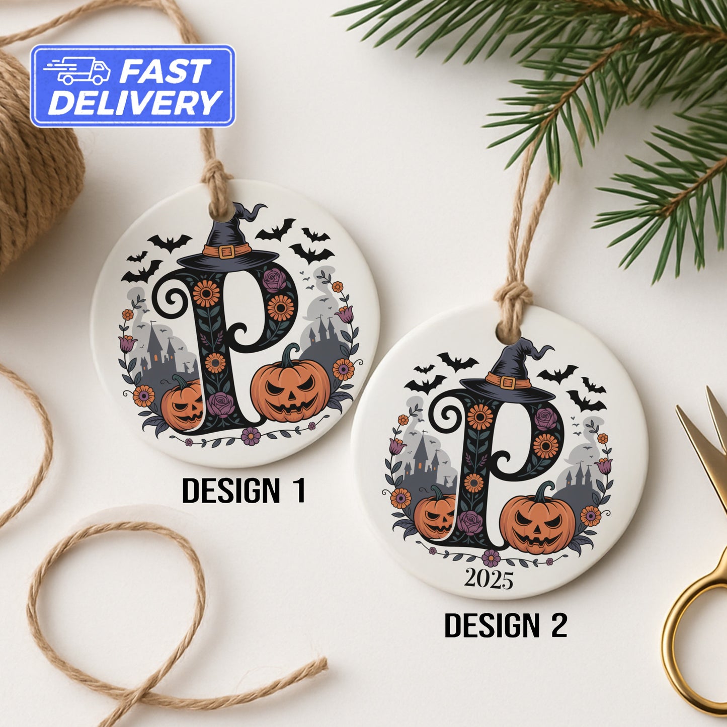 Personalized Halloween Ornaments P Design 2025 product type