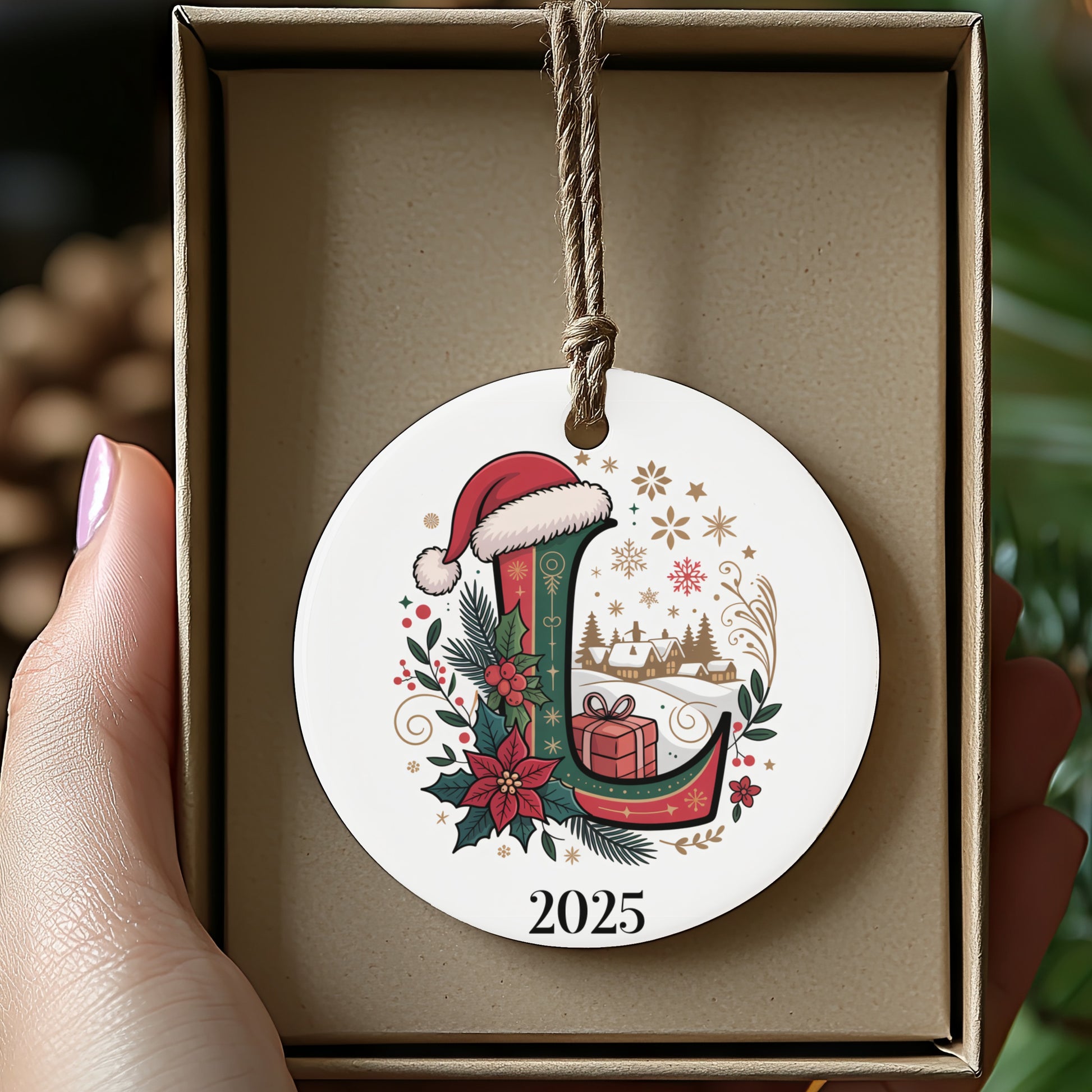 Christmas Santa Hat Ornament for Holiday Decorations product type