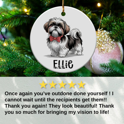Personalized Christmas Dog Ornament product