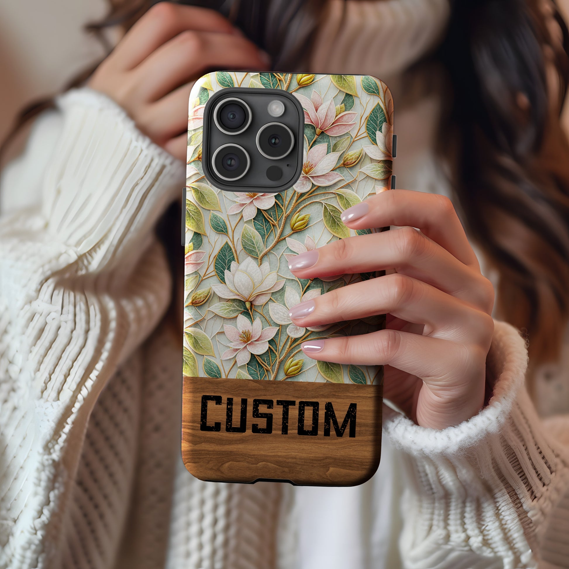 Custom Floral Design Phone Case by Custom Products