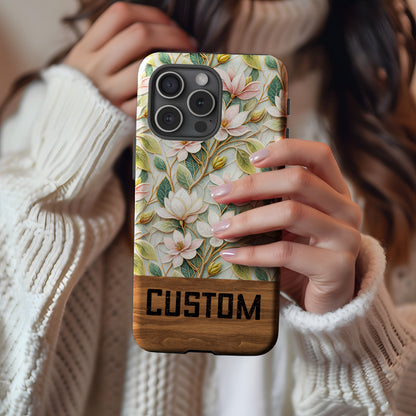 Custom Floral Design Phone Case by Custom Products