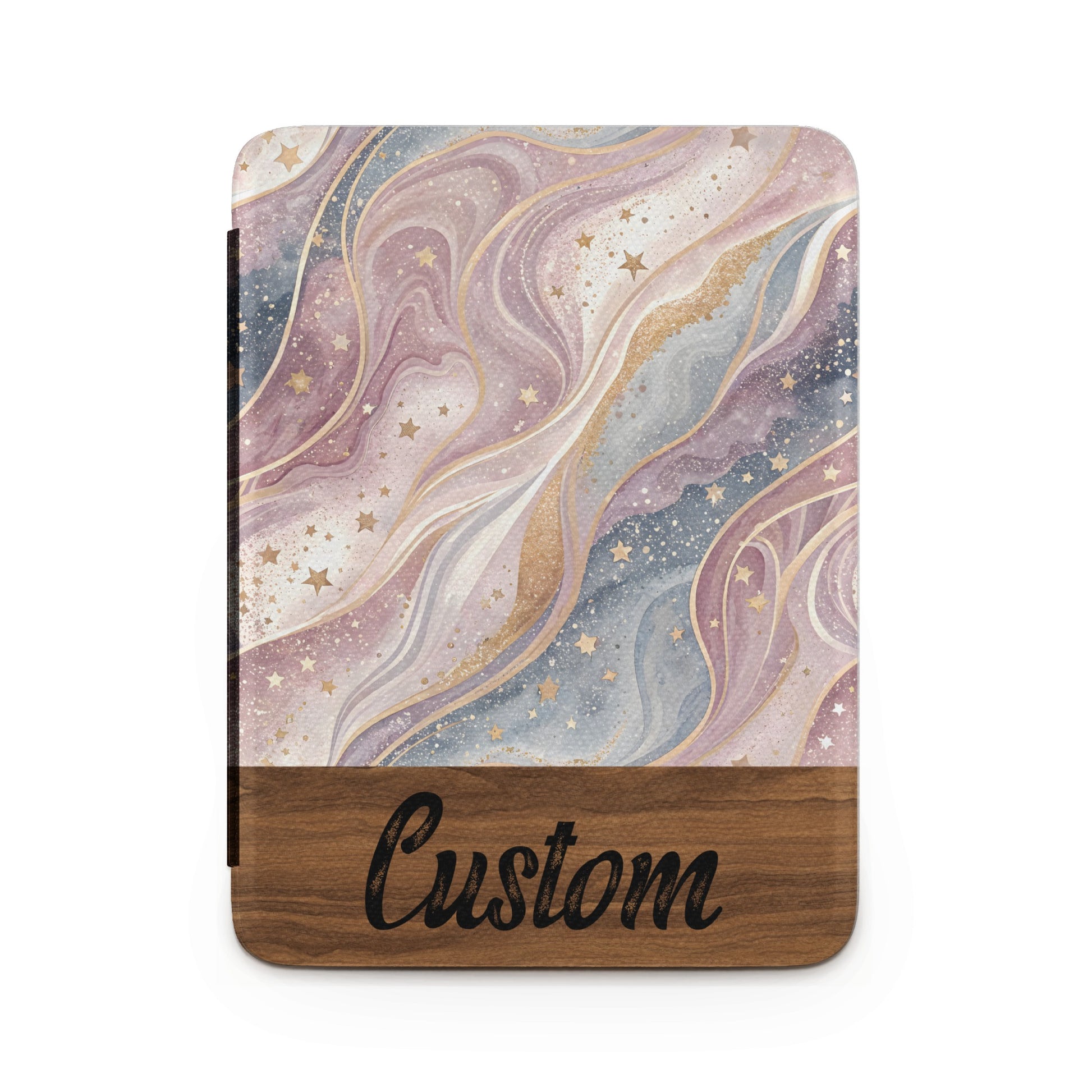 Custom Galaxy Inspired Marble Design Notebook Cover