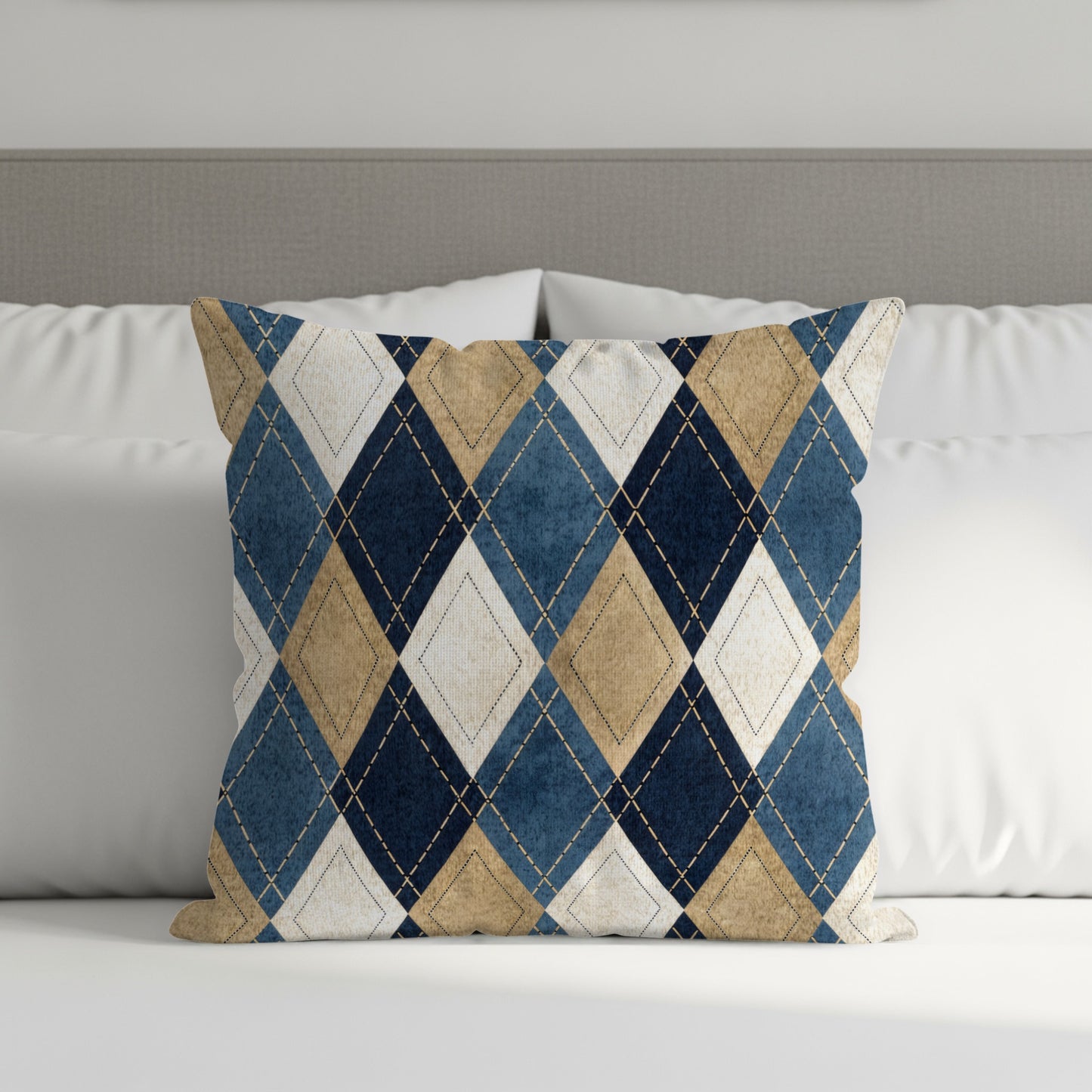 Diamond Patterned Cushion for Elegant Home Decor
