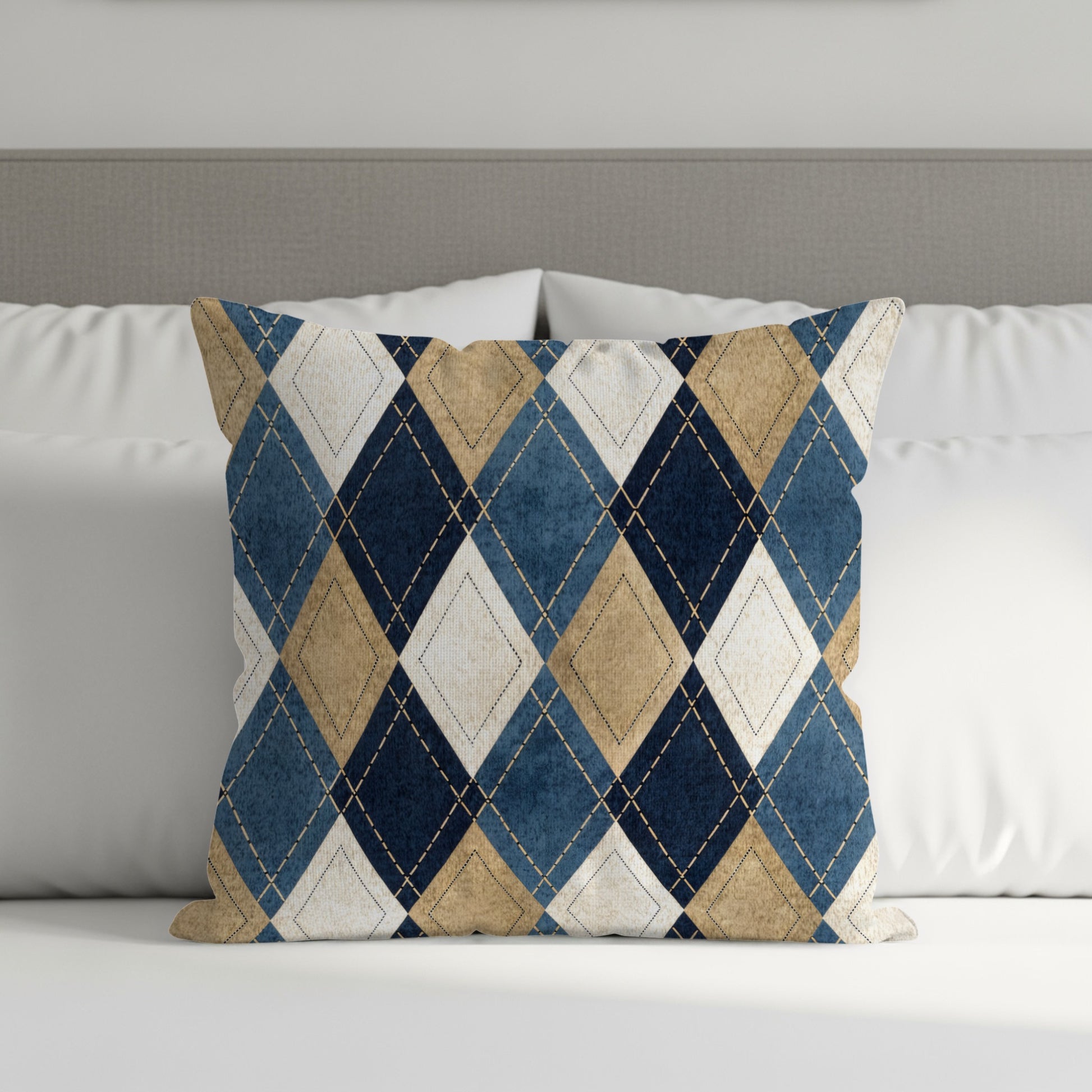 Diamond Patterned Cushion for Elegant Home Decor