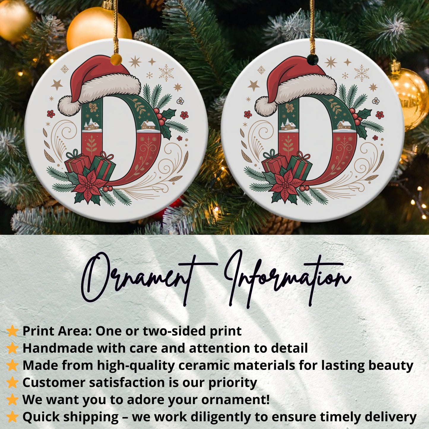 Festive Christmas Ornament for Holiday Decor product type