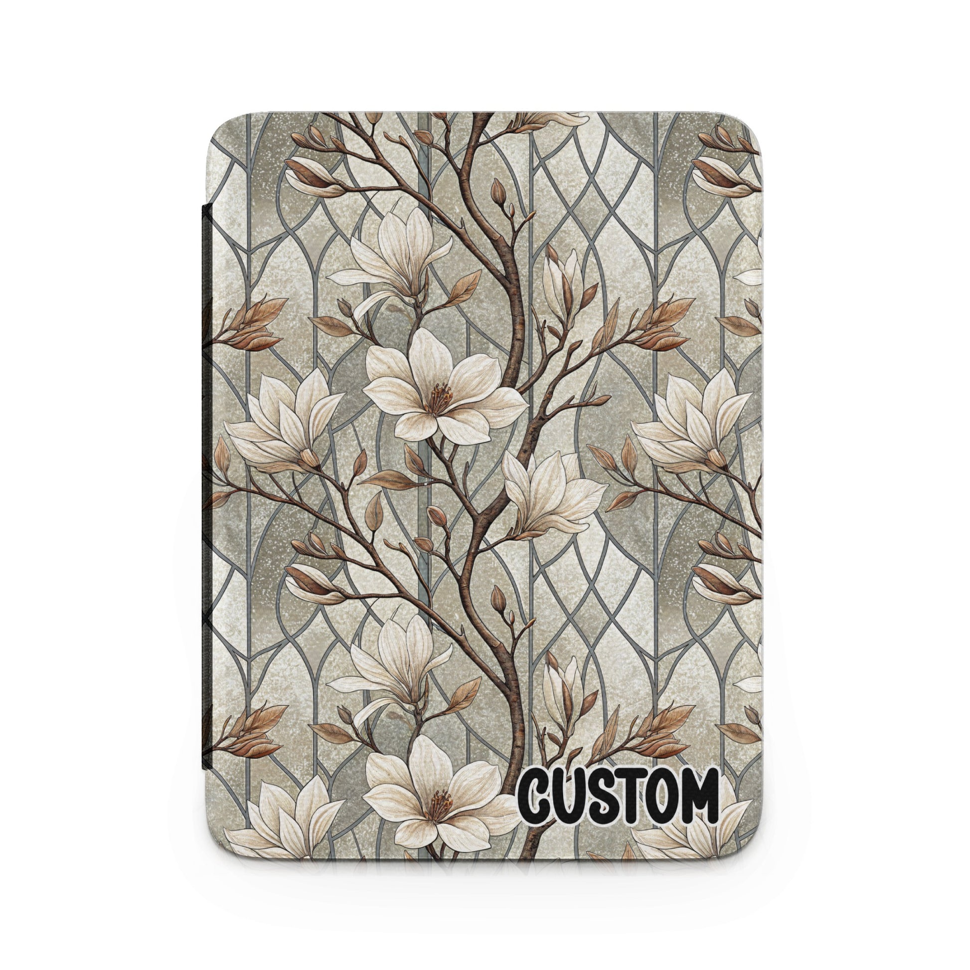 Custom Floral Pattern Tablet Case with Artistic Design