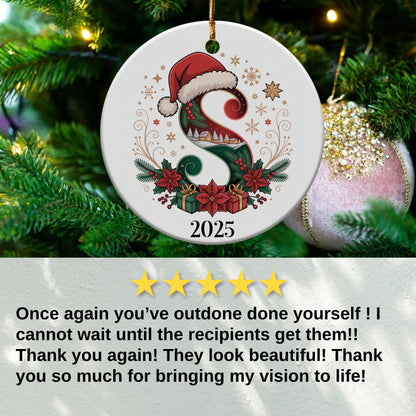 Personalized Christmas Ornament with Santa Claus product