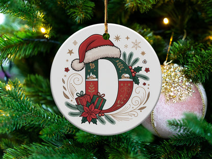 Personalized Christmas Ornament D shaped product