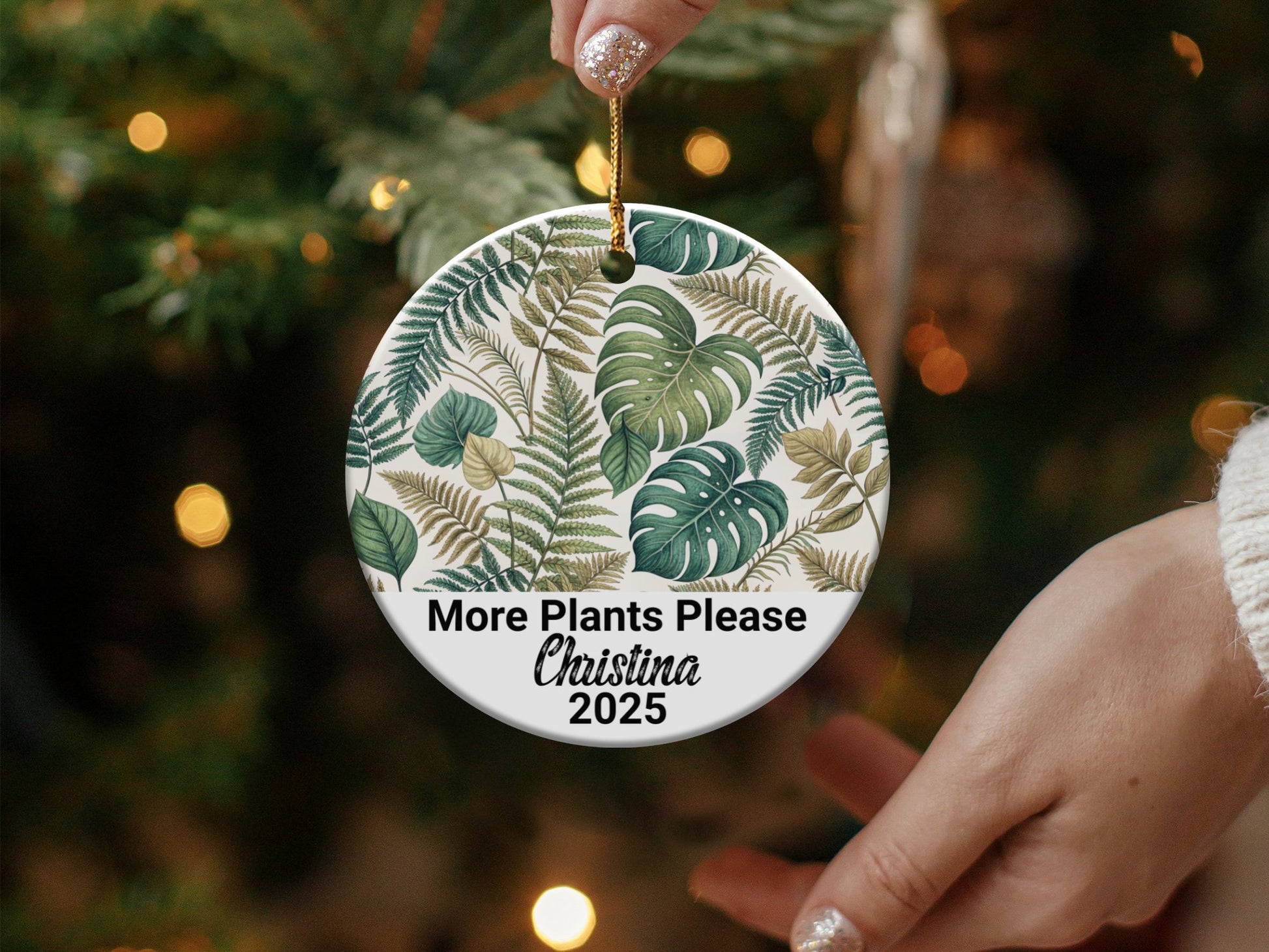 More Plants Please 2025 Personalized Ornament product
