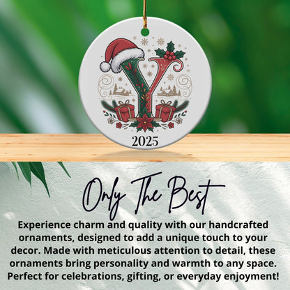 Festive 2025 Santa Hat Holiday Ornament product