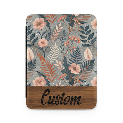 Custom Floral Botanical Design with Textured Background