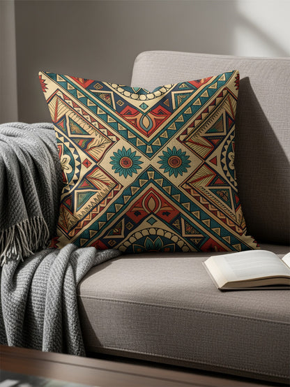 Geometric Tribal Inspired Throw Pillow product