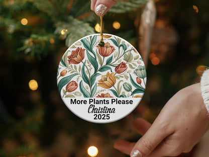 Floral More Plants Please Ornament product type