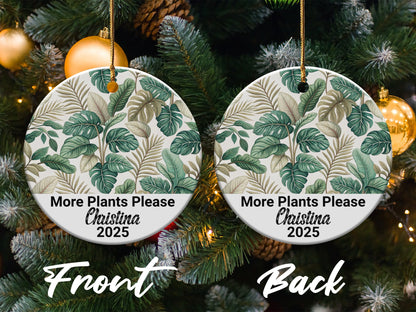 More Plants Please Custom Christmas Ornament product