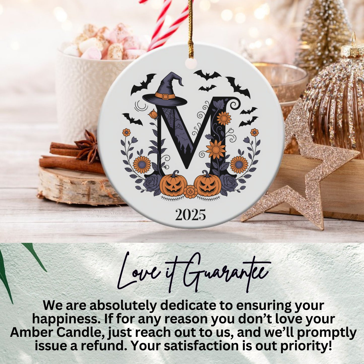 Halloween Themed Personalized 2025 Ornament product