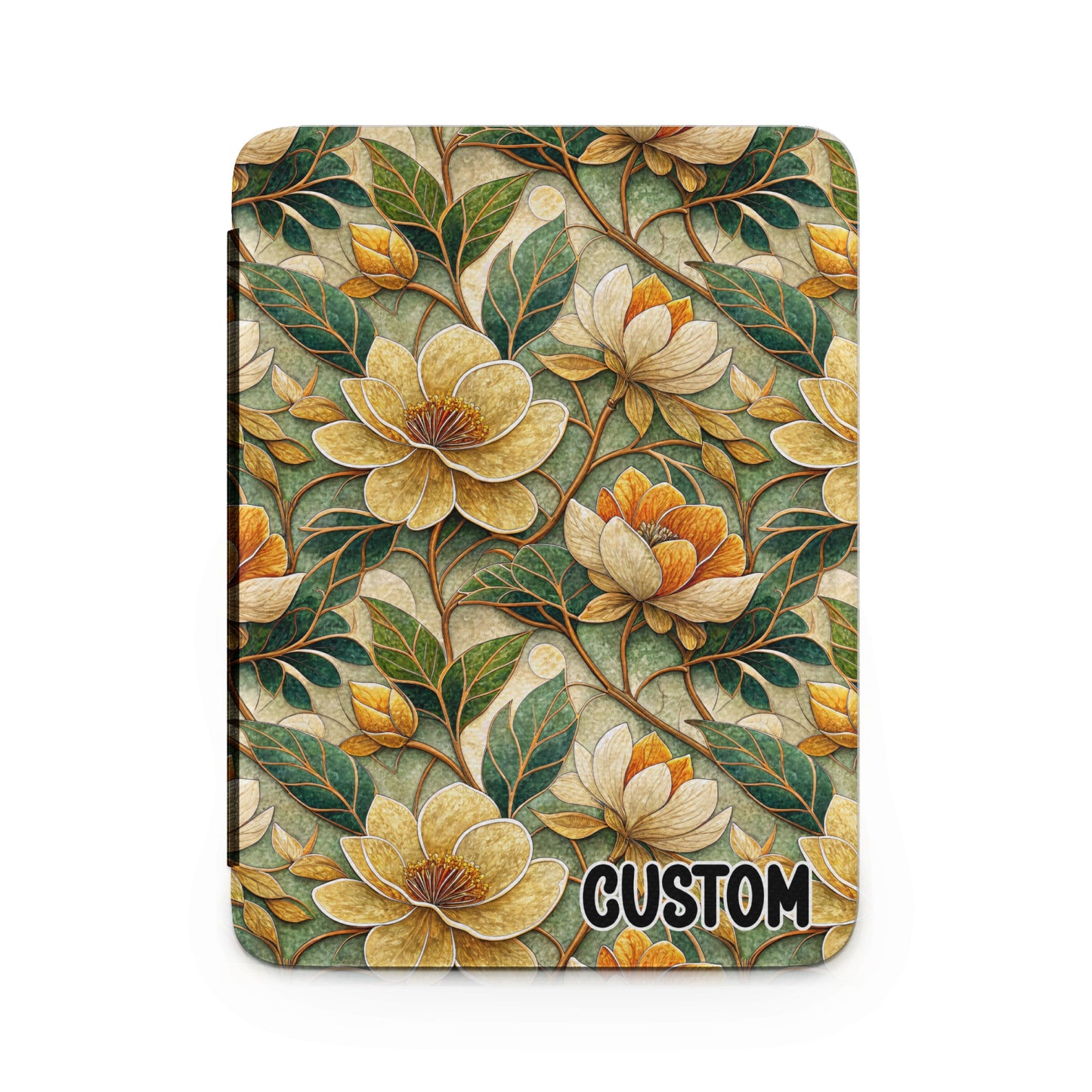 Custom Floral Pattern Design Cover for Kindle