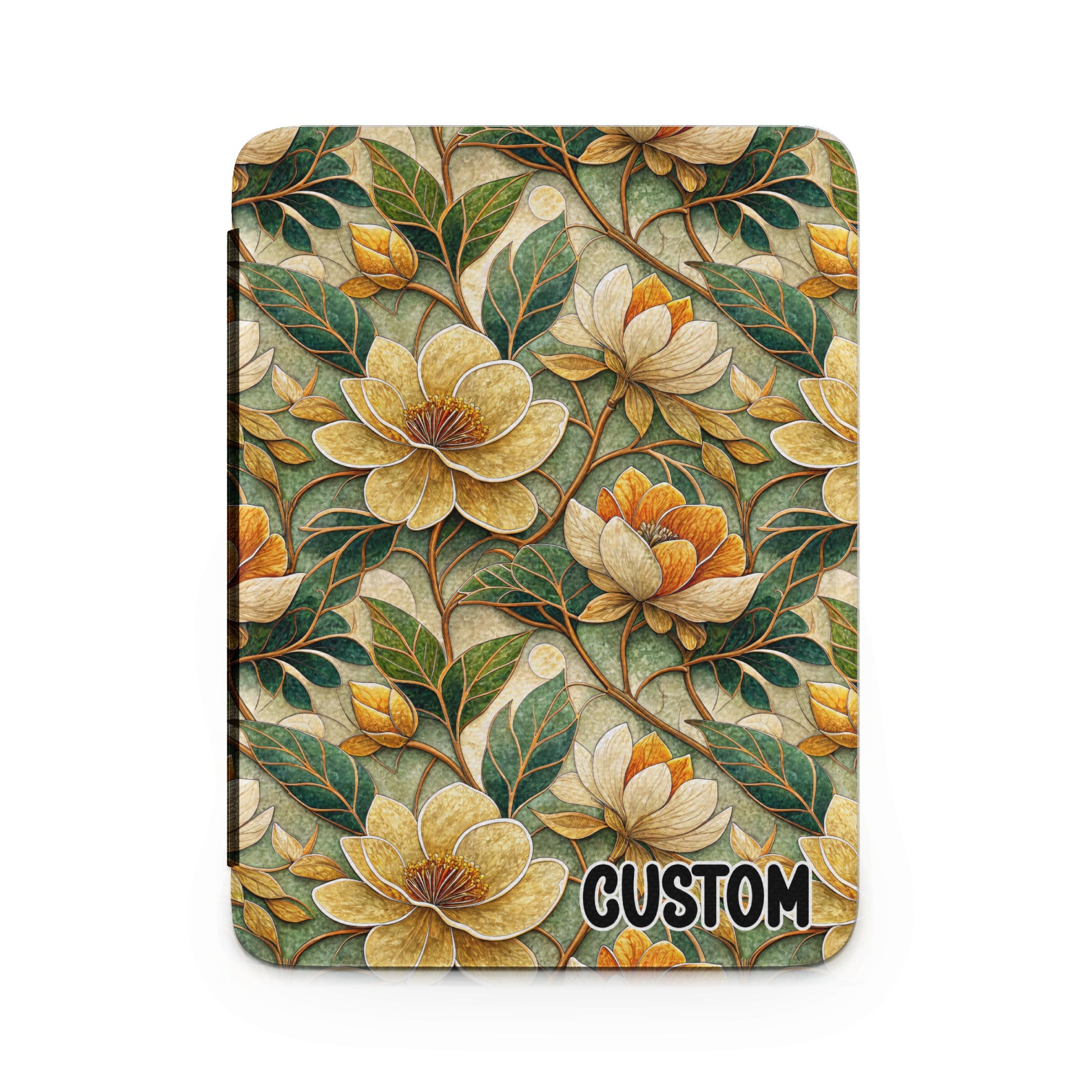 Custom Floral Pattern Design Cover for Kindle