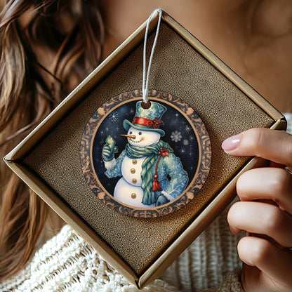 Festive Snowman Ornament For Holiday Decoration Product