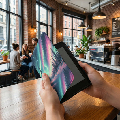 Northern Lights Themed Tablet Case for Unique Style