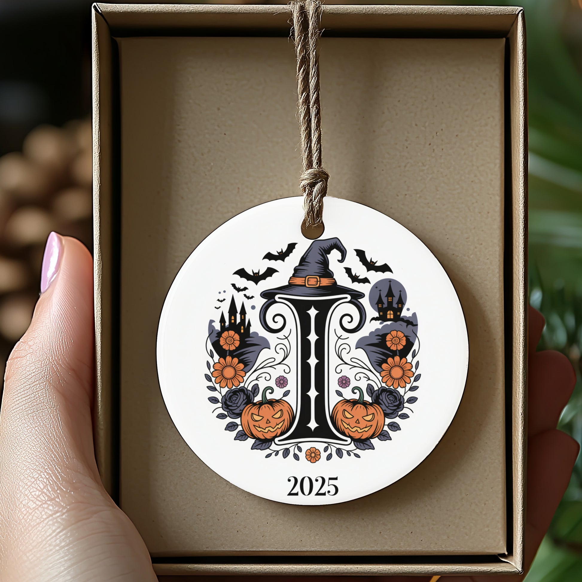 Personalized Halloween Ornament 2025 festive product type