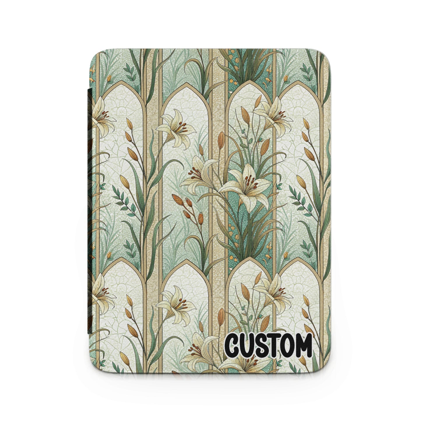 Custom Vintage Floral Pattern Kindle Cover