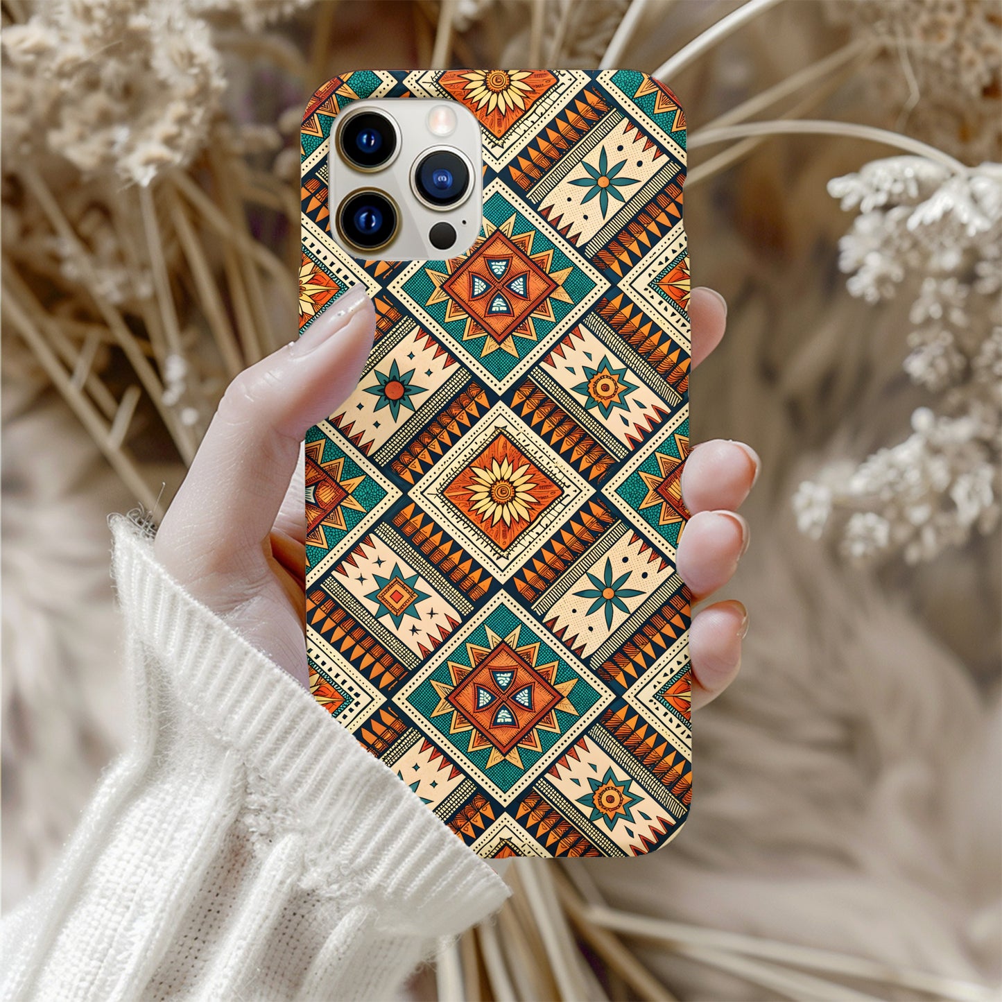 Colorful Geometric Pattern Phone Case for iPhone Product
