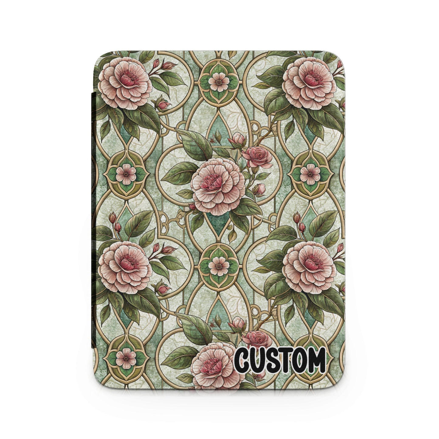 Elegant Floral Design Custom Patterned Notebook