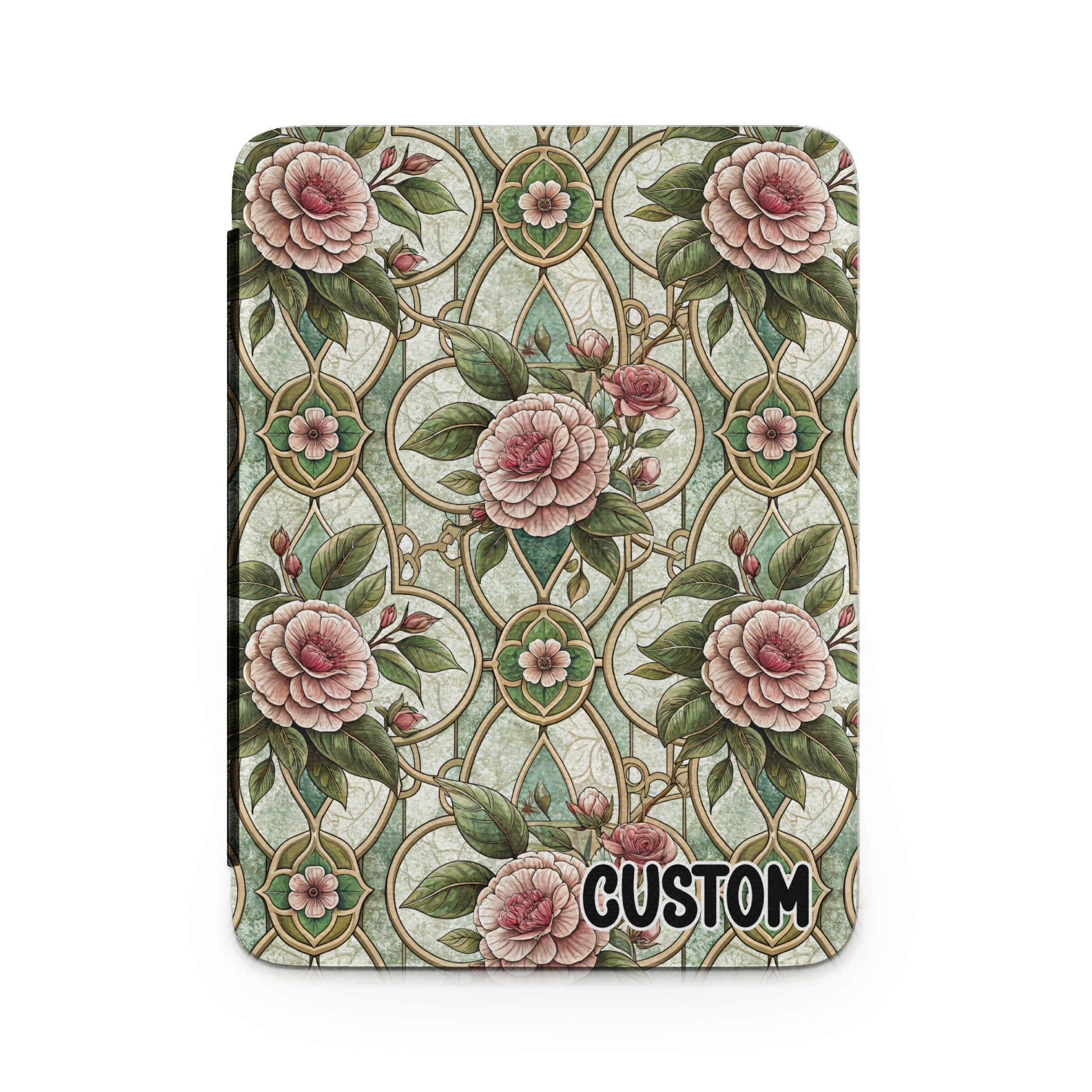 Elegant Floral Design Custom Patterned Notebook