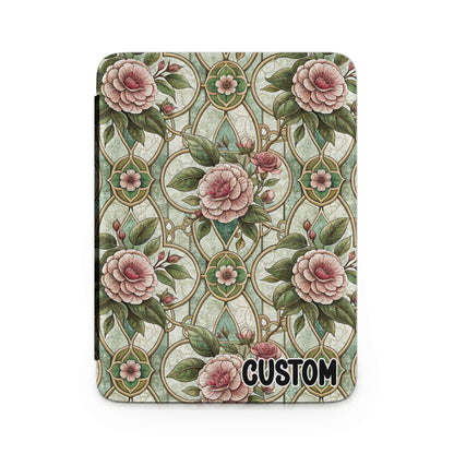 Elegant Floral Design Custom Patterned Notebook